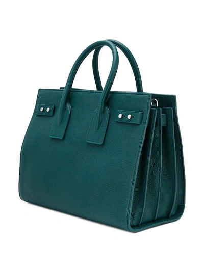 Shop Saint Laurent Sac De Jour Tote - Blue