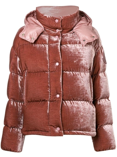 Shop Moncler Callie Jacket In Pink
