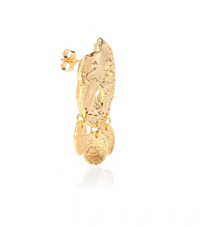 Shop Alighieri Baby Lion 24kt Gold-plated Earrings