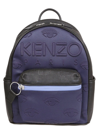 Shop Kenzo Eye Motif Backpack In Ink