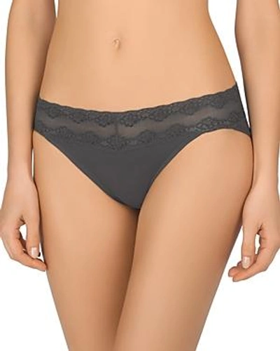 Shop Natori Bliss Perfection V-kini In Asphalt