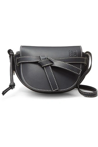 Shop Loewe Gate Mini Leather Shoulder Bag