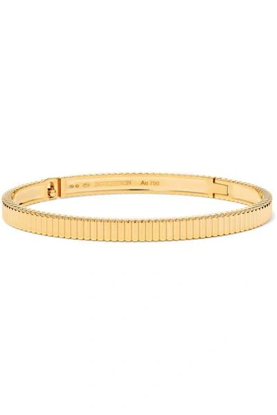 Shop Boucheron Quatre Grosgrain 18-karat Gold Bracelet