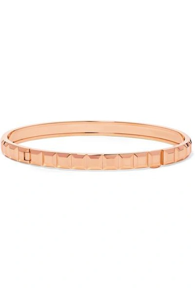 Shop Boucheron Quatre Clou De Paris 18-karat Rose Gold Bracelet