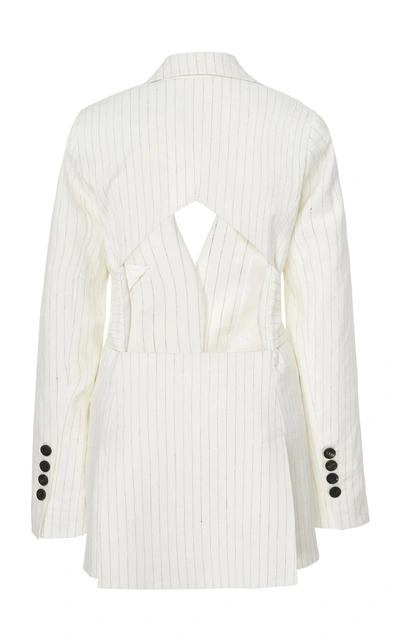 Shop Marissa Webb Porter Linen Blazer In White