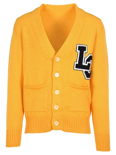Shop Lc23 Cardigan College In Yellow
