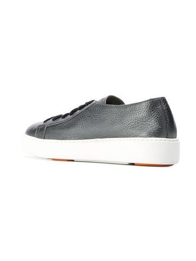 Shop Santoni Low-top Sneakers - Grey