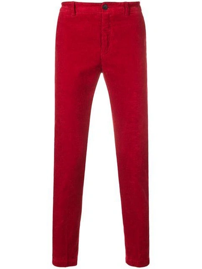 Shop Department 5 Corduroy Skinny Trousers In 050 Rosso