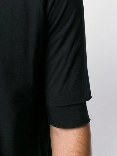 Shop Army Of Me Layered Long T-shirt In Black