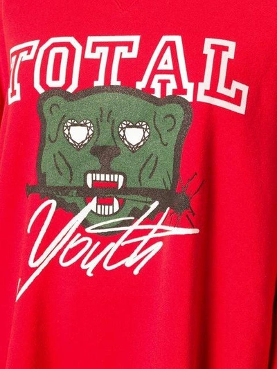 Shop Undercover Total Youth Sweatshirt In Red