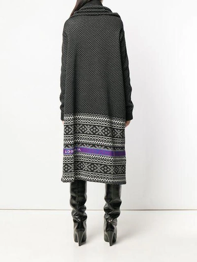 Shop Y/project Y / Project Intarsia-knit Dress - Black