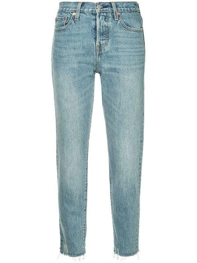 Shop Levi's Wedge Jeans In Blue