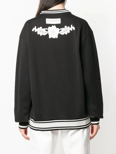 Shop Dolce & Gabbana Queen Sweatshirt - Black