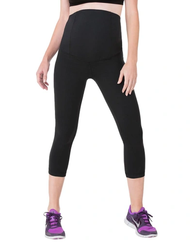 Shop Ingrid & Isabel Active Capri Pant Featuring The Crossover Panel In Nocolor