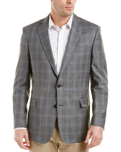 Shop Brooks Brothers Explorer Regent Fit Wool In Grey