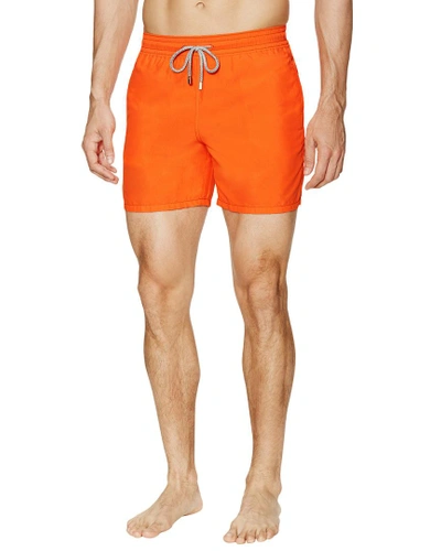 Shop Vilebrequin Moorea Solid Swim Trunk In Nocolor