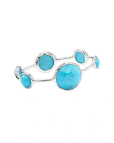 Shop Ippolita Rock Candy Silver Turquoise Bracelet In Nocolor