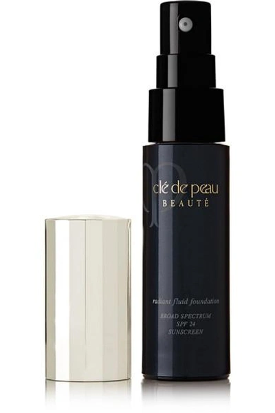 Shop Clé De Peau Beauté Radiant Fluid Foundation Spf24 In Neutral