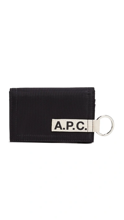 Shop Apc Pozzo Wallet In Black