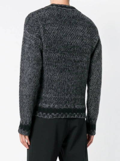 Shop Mp Massimo Piombo V-neck Sweater - Grey