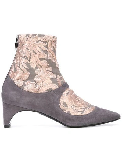 Shop Pierre Hardy Kitty Boots - Grey