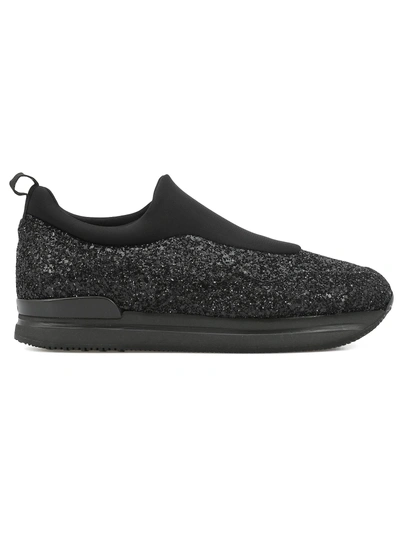 Shop Hogan H222 Slip On Sneaker In Black