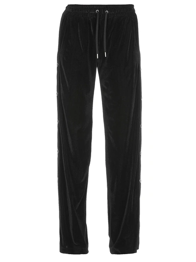 Shop Love Moschino Velvet Trouser In Black