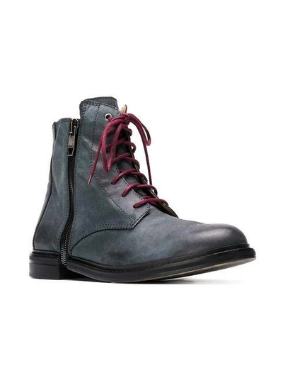 Shop Diesel Ankle Boots In Grey