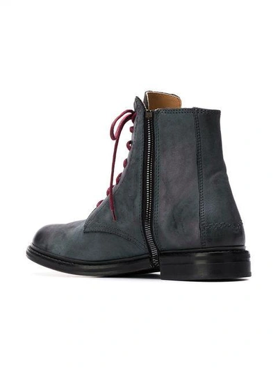 Shop Diesel Ankle Boots In Grey