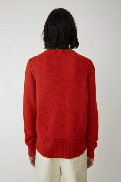 Shop Acne Studios Classic Sweater Red