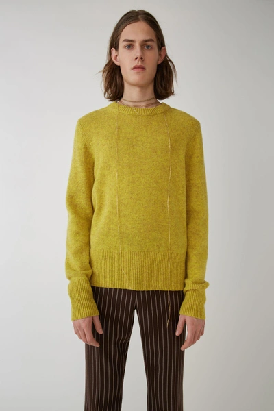 Shop Acne Studios Classic Sweater Yellow