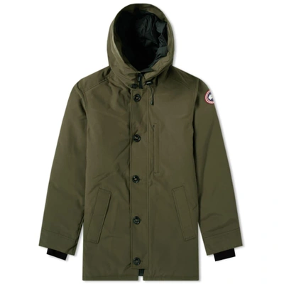 Shop Canada Goose Chateau No Fur Parka In Green