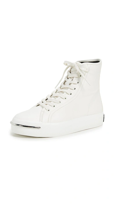 Shop Alexander Wang Pia Sneakers In White