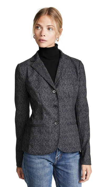 Shop Bailey44 Black Op Brushed Blazer In Anthracite