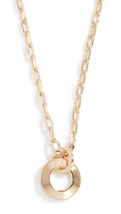 Shop Cloverpost Harvest Necklace In Yellow Gold