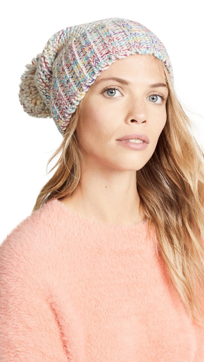 Shop Hat Attack Multi Tweed Slouchy Hat