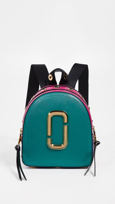 Shop Marc Jacobs Packshot Buttons Backpack In Arugula Multi