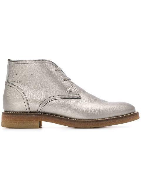 tommy hilfiger silver boots