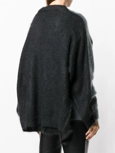 Shop Y/project Double Layered Cardigan In Grey