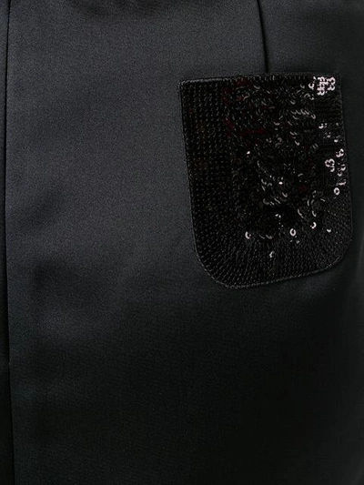 Shop N°21 Nº21 Ruched Detail Mini Skirt - Black