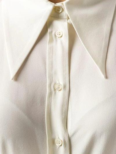 Shop M Missoni Pointed Collar Shirt - White