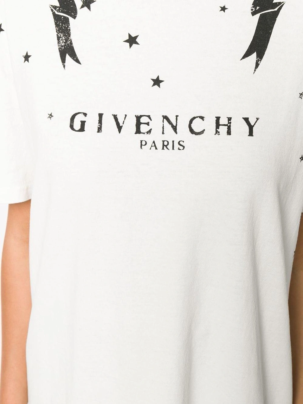 Givenchy Gemini Back Graphic Tee In Off White ModeSens