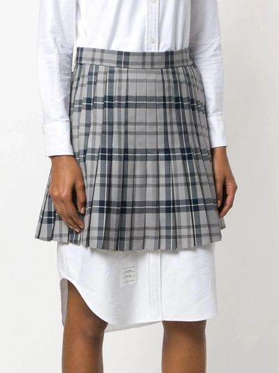Shop Thom Browne Pleated Skirt