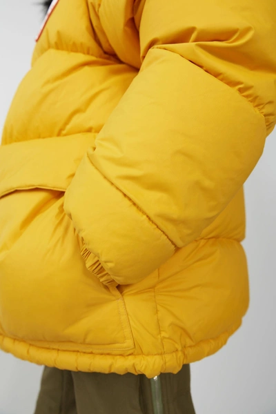 Shop Acne Studios Expedition M A/f Sunflower Yellow In Reversible Down Jacket