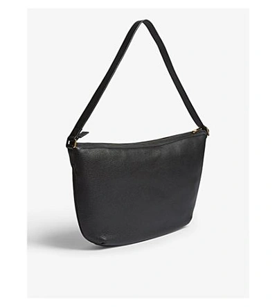Shop Gucci Print Shoulder Bag In Black