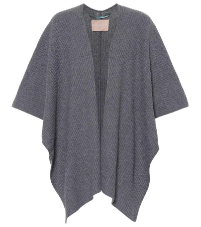 Shop 81 Hours Xavia Wool-blend Cape In Grey
