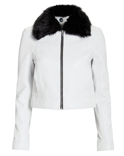 Shop The Mighty Company Lincoln Faux Fur Collar Jacket