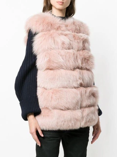 Shop Sword 6.6.44 S.w.o.r.d 6.6.44 Oversized Gilet - Pink