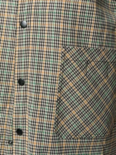 Shop Neul Checkered Midi Coat In Neutrals
