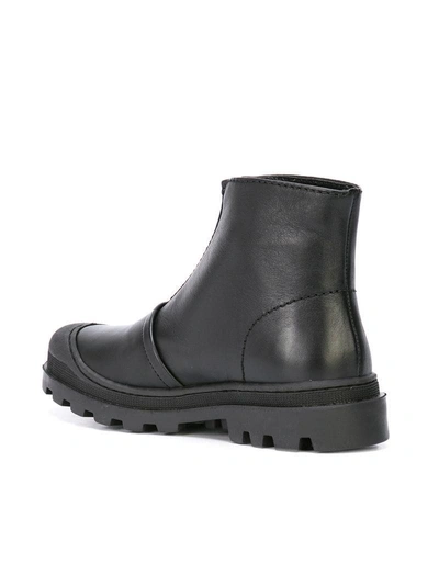 Shop Loewe Zip Up Boots - Black